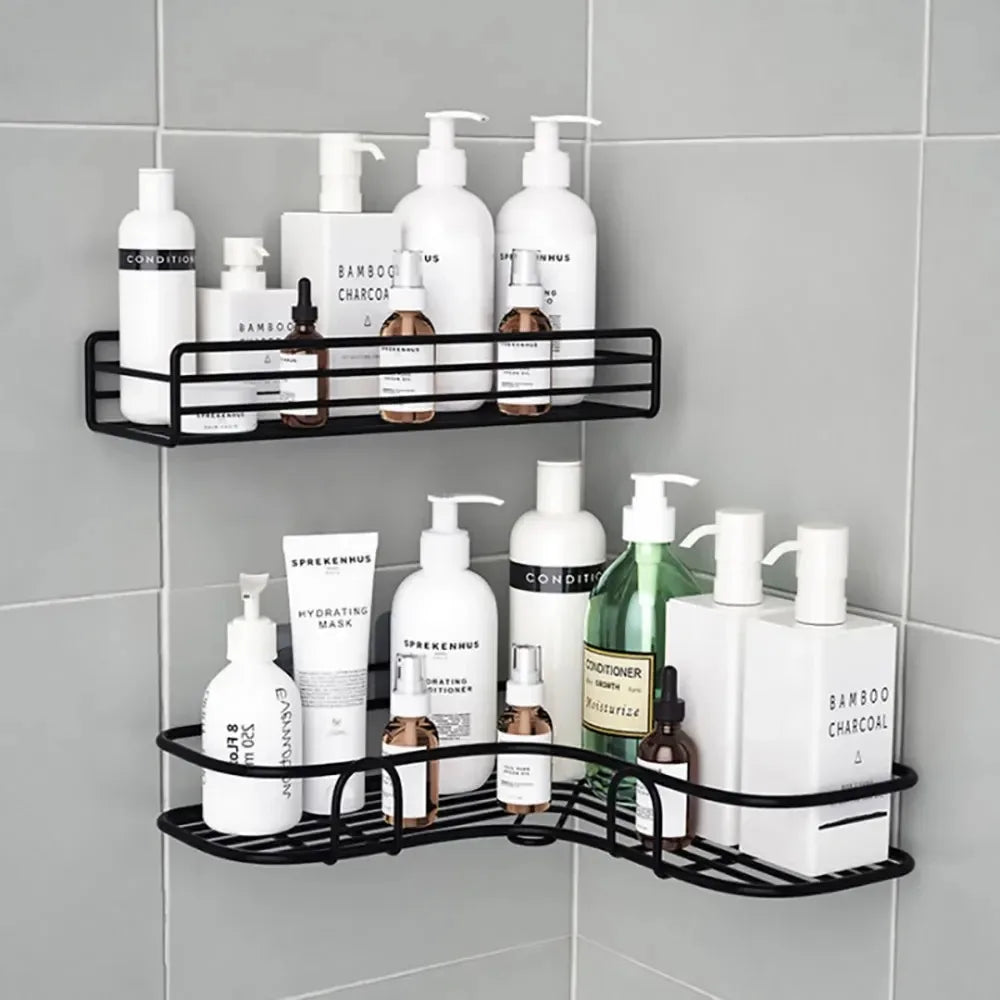 Bathroom Shelf No-Drill Corner Shelf Shower Wall Mounted